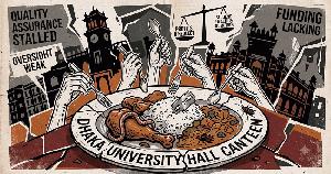 DU canteen meals dish up worms, blades, roaches