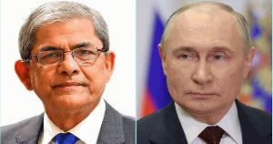 Putin congratulates President Mirza Fakhrul