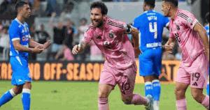 Messi scores 100th Inter Miami goal in 2-0 win over Cruz Azul